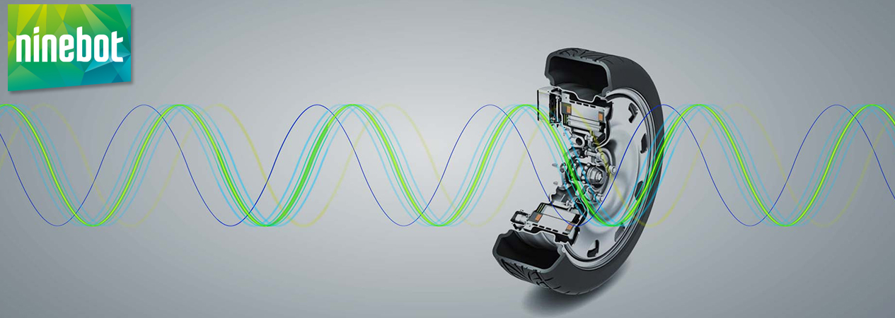 Ninebot One uses a super power brushless motor and super lithium battery